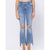 Hidden Happi Knee Distressed Frayed Cropped Flare Jean WOMEN - Clothing - Jeans Hidden Jeans   