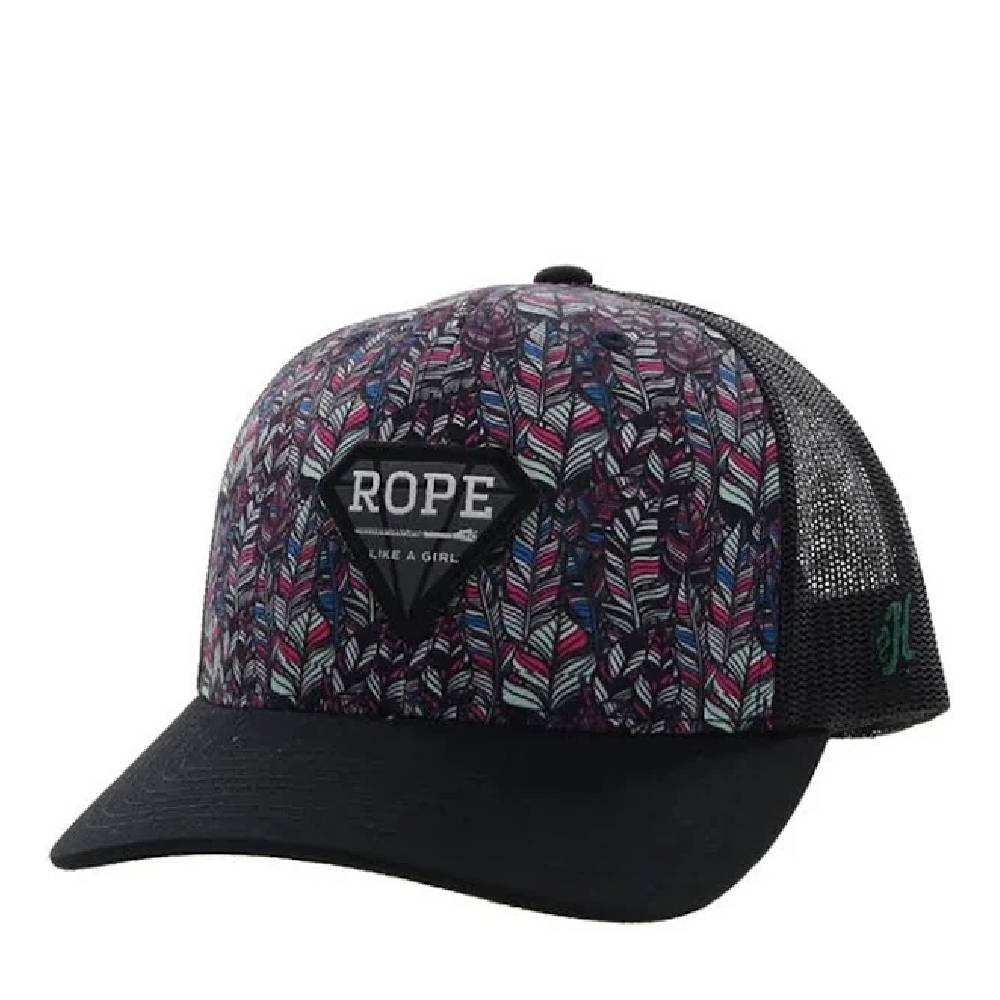 Hooey "Rope Like A Girl" Trucker Cap HATS - BASEBALL CAPS Hooey   