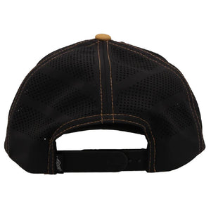 Habitat Tan/Black  Trucker Cap HATS - BASEBALL CAPS HOOEY   