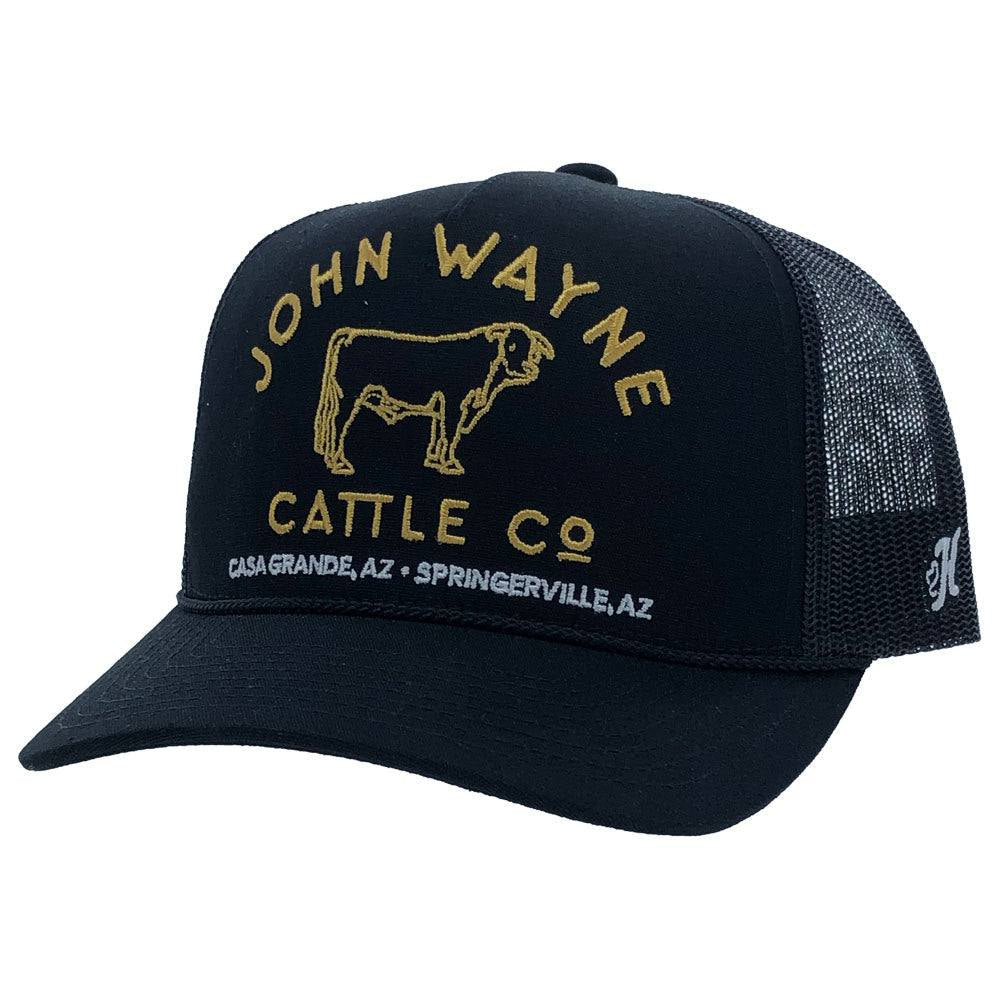 Hooey John Wayne Gold Stitched Logo Trucker Cap HATS - BASEBALL CAPS Hooey   