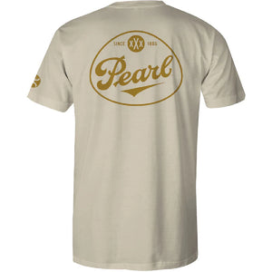 Hooey Pearl Crew Mustard Logo Tee MEN - Clothing - T-Shirts & Tanks Hooey   