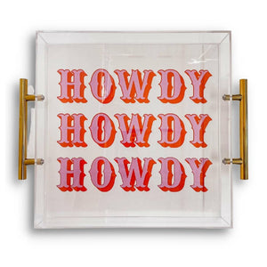 Howdy Large Tray HOME & GIFTS - Gifts Tart by Taylor   
