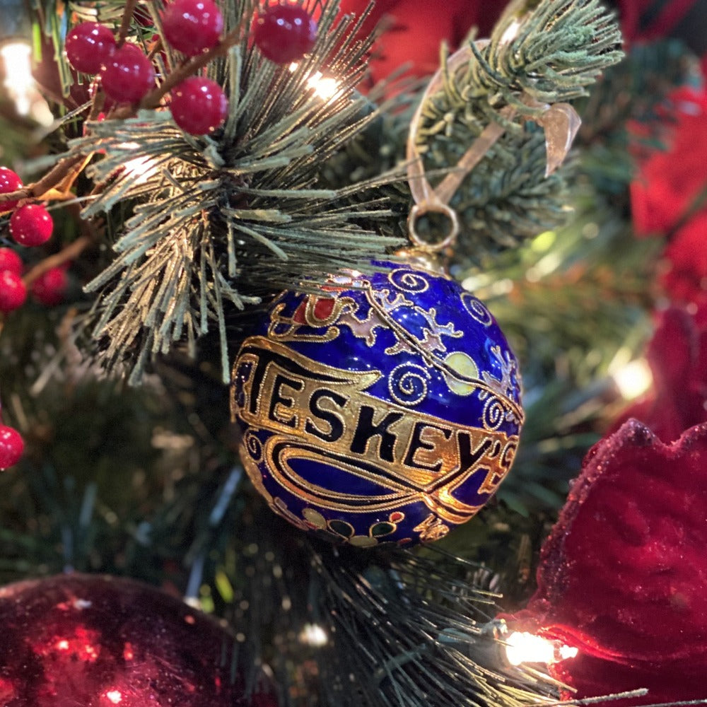 Teskey's Ornament - Texas Icons with Santa HOME & GIFTS - Home Decor - Seasonal Decor Teskey's   