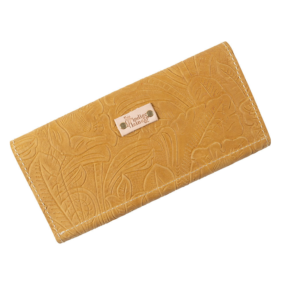 Indigo Laine & Co Tri-Fold Wallet - Mustard WOMEN - Accessories - Handbags - Wallets Indigo Laine & Co   