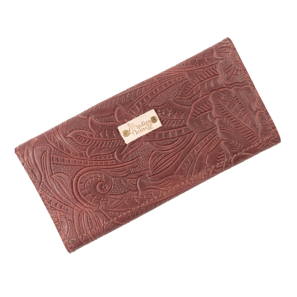 Indigo Laine & Co Tri-Fold Wallet - Red WOMEN - Accessories - Handbags - Wallets Indigo Laine & Co   