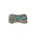 J. Alexander Mariposa Turquoise Pin WOMEN - Accessories - Jewelry - Pins & Pendants J. Alexander Rustic Silver   