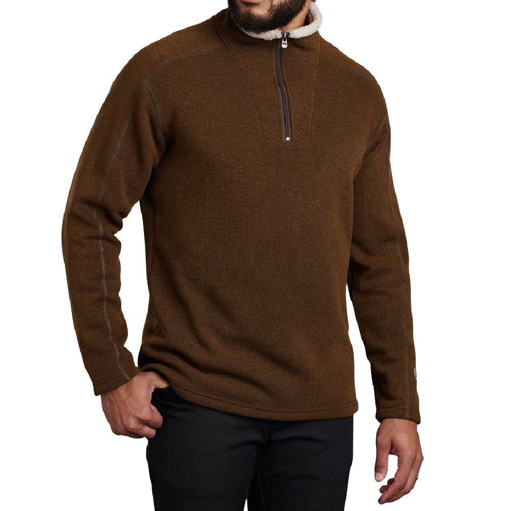 KÜHL Men's Europa 1/4 Zip Sweater - Grain MEN - Clothing - Pullovers & Hoodies Kühl   