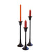 Black Metal Taper Candle Stand - FINAL SALE HOME & GIFTS - Home Decor - Decorative Accents Kalalou   