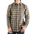 Kimes Ranch Men's Twin Peaks Flannel Shirt - Gold/Grey Plaid MEN - Clothing - Shirts - Long Sleeve Shirts Kimes Ranch   