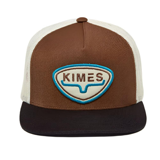 Kimes Ranch Conway Trucker Cap - Brown/Black HATS - BASEBALL CAPS Kimes Ranch   