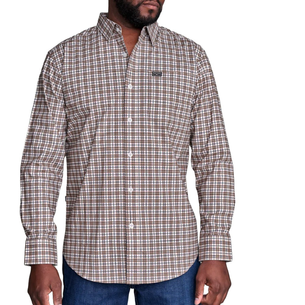 Kimes Ranch Men's Taos Plaid Shirt - Charcoal MEN - Clothing - Shirts - Long Sleeve Shirts Kimes Ranch   