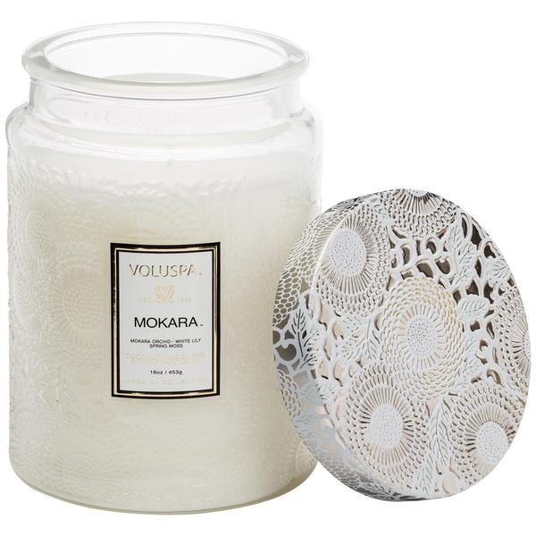 Mokara Large Glass Candle HOME & GIFTS - Home Decor - Candles + Diffusers Voluspa   