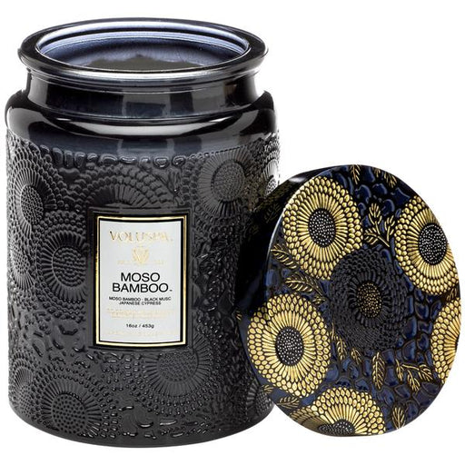 Voluspa Moso Bamboo Large Glass Jar HOME & GIFTS - Home Decor - Candles + Diffusers Voluspa   