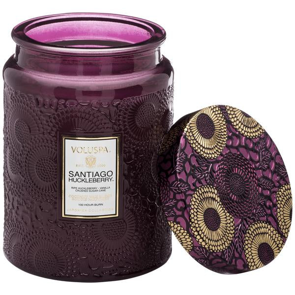 Santiago Huckleberry Large Jar Candle HOME & GIFTS - Home Decor - Candles + Diffusers Voluspa   