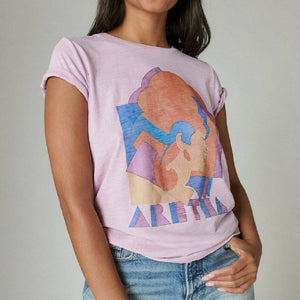 Lucky Brand Aretha Tee - FINAL SALE WOMEN - Clothing - Tops - Short Sleeved Lucky Brand Jeans   
