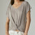 Lucky Brand Twist Front Tee WOMEN - Clothing - Tops - Short Sleeved Lucky Brand Jeans   