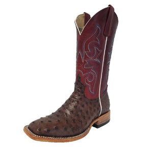 Macie Bean Kango Tobacco Full Quill Ostrich Boot WOMEN - Footwear - Boots - Western Boots Macie Bean   