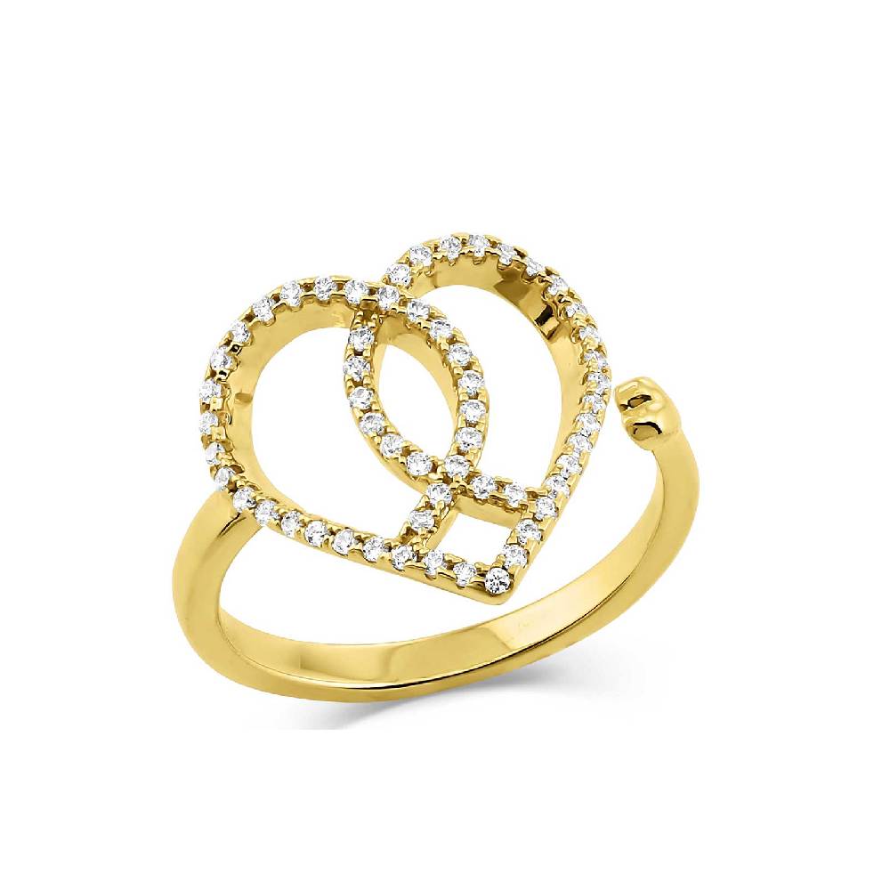 Montana Silversmiths Connected Faith Heart RIng WOMEN - Accessories - Jewelry - Rings Montana Silversmiths   