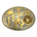 Montana Silversmiths Two Tone Texas State Oval Buckle ACCESSORIES - Additional Accessories - Buckles Montana Silversmiths   