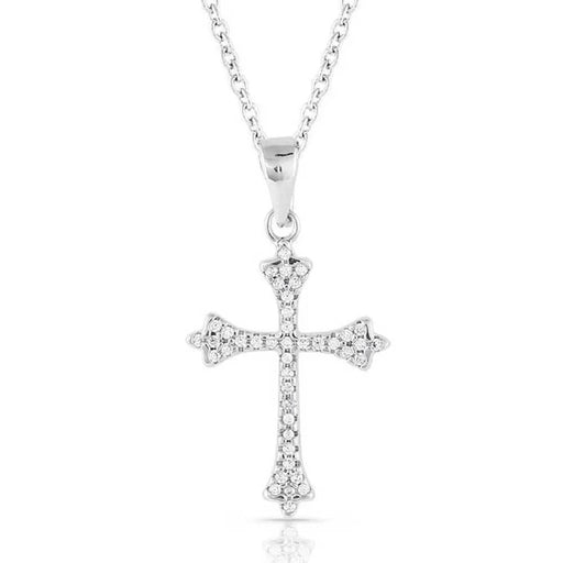 Montana Silversmiths Ethereal Crystal Cross Necklace WOMEN - Accessories - Jewelry - Necklaces Montana Silversmiths   