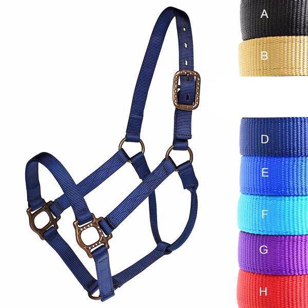 Trophy Bronc Nose Nylon Halter #23 Customs & Awards - Halters Teskey's