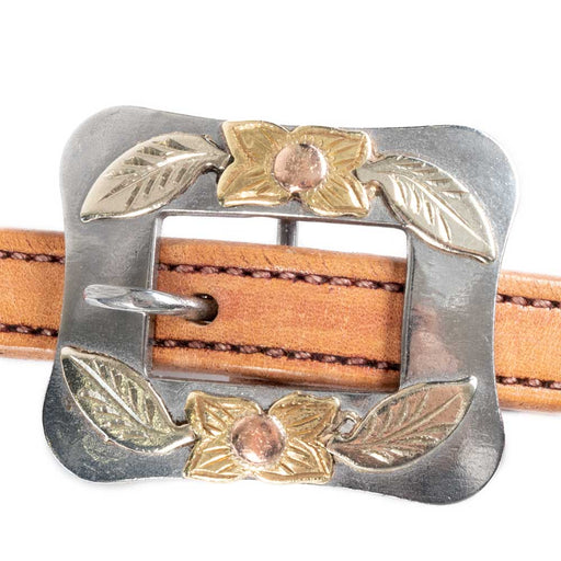 Teskey's Premium Floral Rectangle Buckle Tack - Conchos & Hardware Teskey's 3/4"