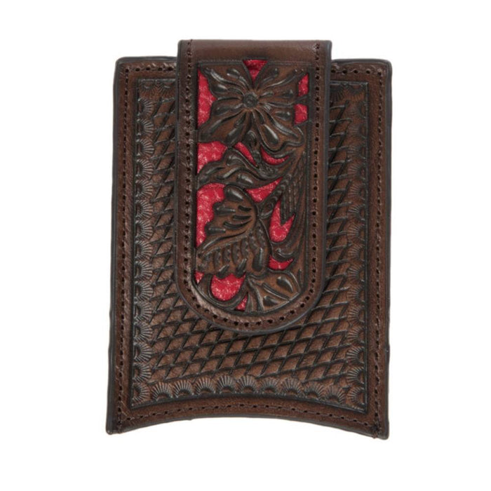 Nocona Red Inlay Money Clip MEN - Accessories - Wallets & Money Clips M&F Western Products   