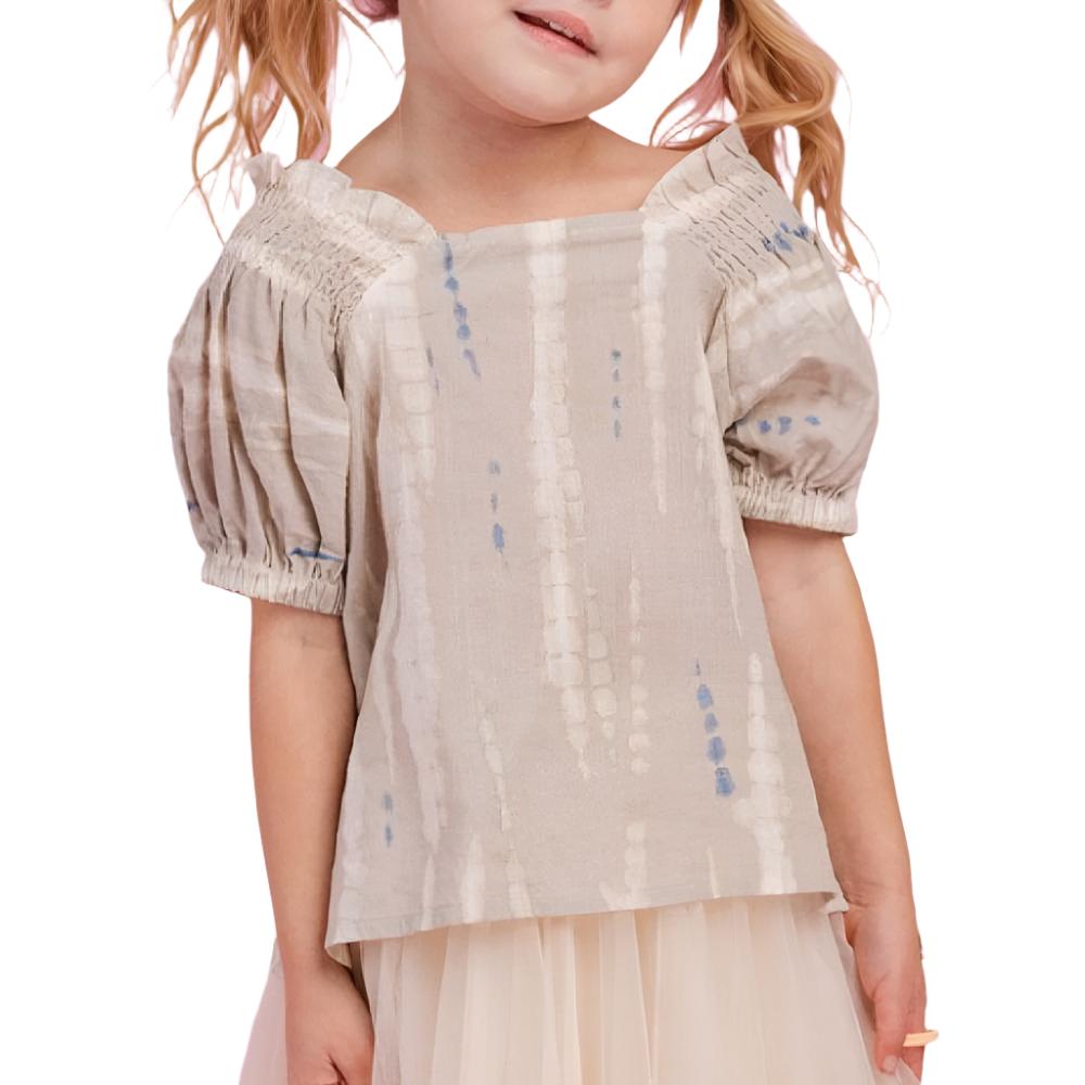 Puff sleeve 2025 tie dye sweatshirt