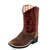 Boy's Old West Square Toe Boot - Brown/Red KIDS - Footwear - Boots Old West   