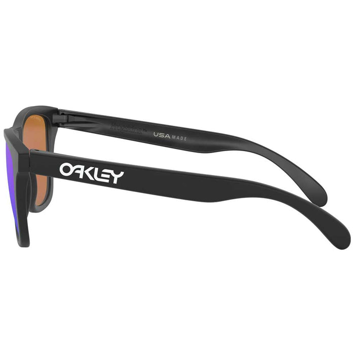 Oakley Frogskins Matte Black w/Prizm Violet Injected Sunglasses ACCESSORIES - Additional Accessories - Sunglasses Oakley   