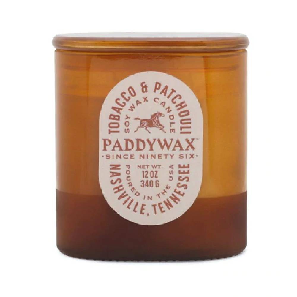 Paddywax Vista 12oz Candle - Tobacco & Patchouli HOME & GIFTS - Home Decor - Candles + Diffusers Paddywax