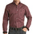 Panhandle Men's Long Sleeve Geo Print Shirt - Burgundy MEN - Clothing - Shirts - Long Sleeve Shirts Panhandle   