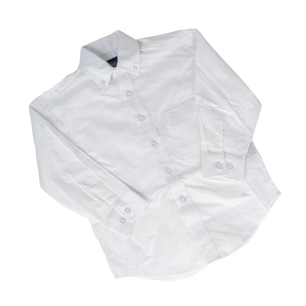 Panhandle Boy's Solid White Poplin Shirt KIDS - Boys - Clothing - Shirts - Long Sleeve Shirts Panhandle   