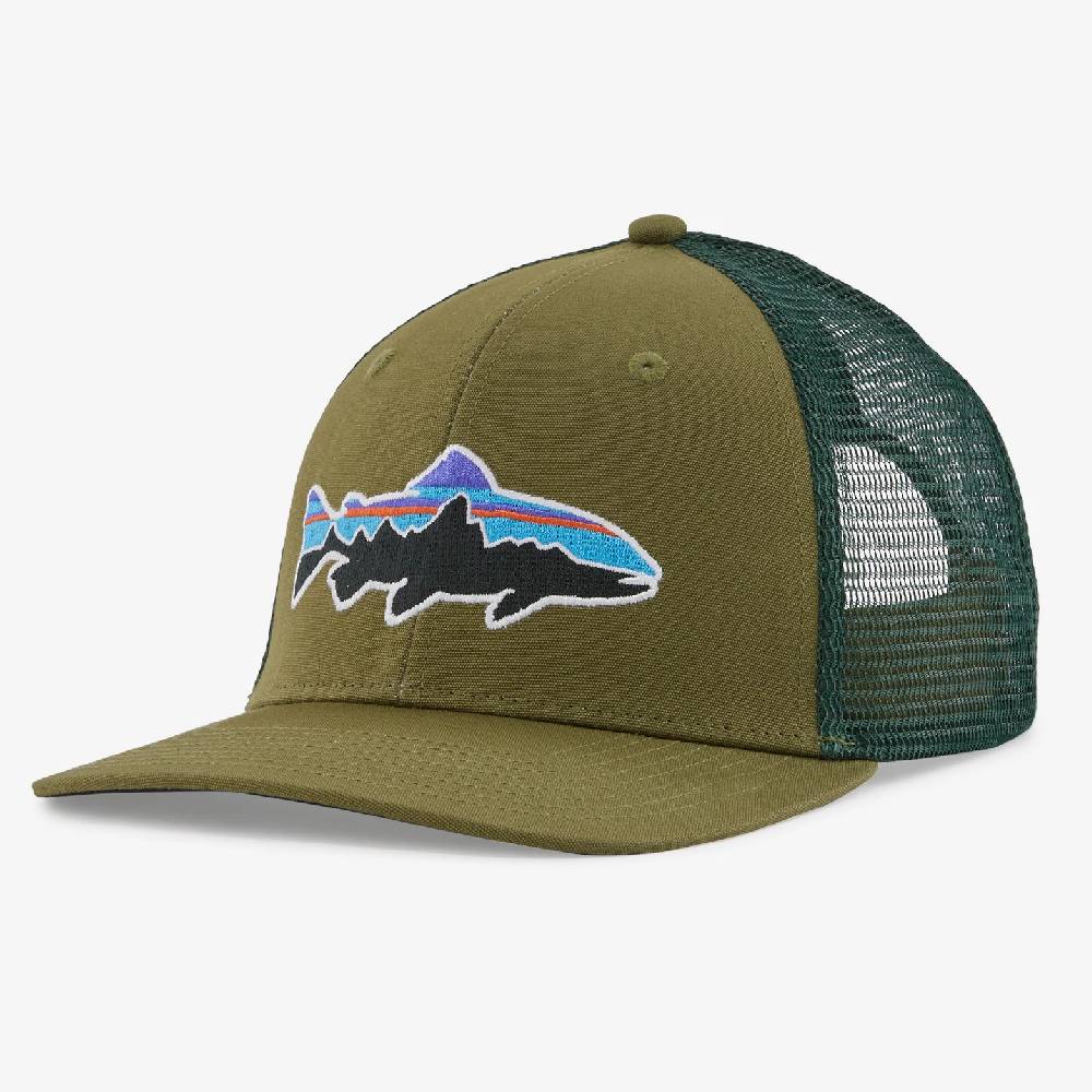 Patagonia Fitz Roy Trout Trucker Hat - Pigeon Blue