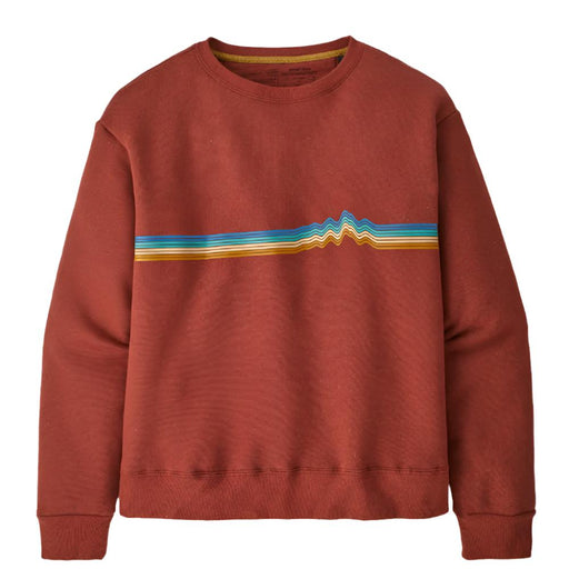 Patagonia Women's Ridge Rise Uprisal Stripe Crew Sweatshirt WOMEN - Clothing - Pullovers & Hoodies Patagonia   