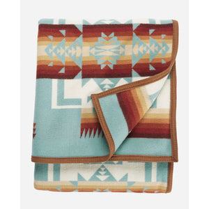 Pendleton Chief Joseph Robe Blanket - Aqua HOME & GIFTS - Home Decor - Blankets + Throws PENDLETON   