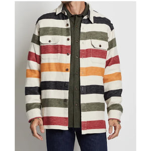 Pendleton Driftwood Glacier Stripe Shirt MEN - Clothing - Shirts - Long Sleeve Shirts PENDLETON   