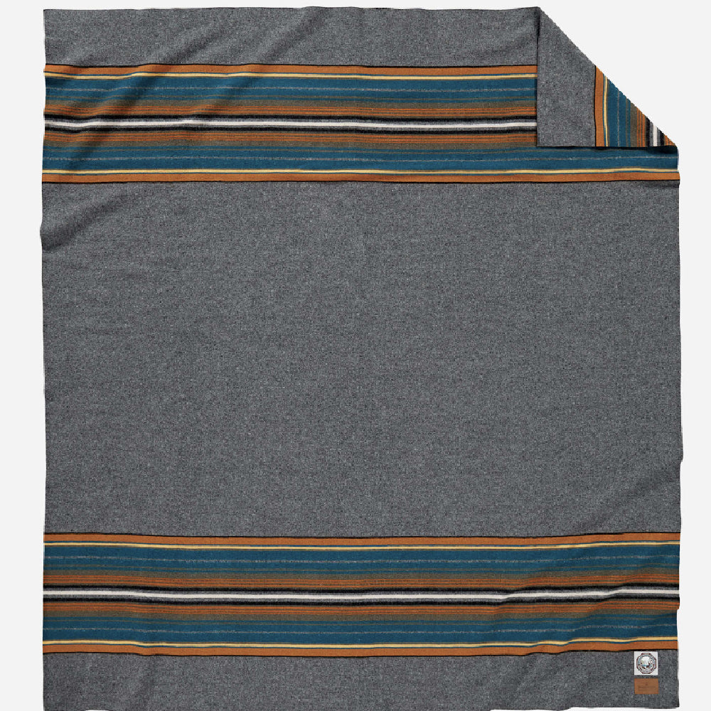 Pendleton National Park Queen Blanket - Olympic Grey HOME & GIFTS - Home Decor - Blankets + Throws Pendleton   