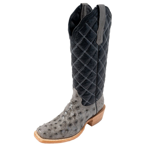 R. Watson Women's Serpentine Full Quill Ostrich Boot WOMEN - Footwear - Boots - Exotic Boots R Watson   