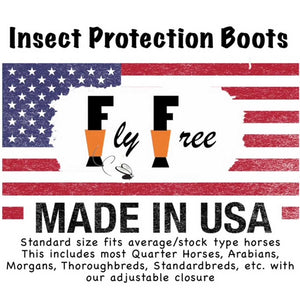 Fly Free Insect Protection Boots Equine - Fly & Insect Control FlyFree   
