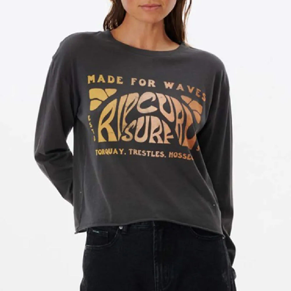 Rip Curl Made For Waves Graphic Tee - FINAL SALE WOMEN - Clothing - Tops - Long Sleeved Rip Curl   