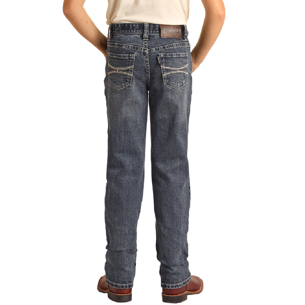 Rock & Roll Denim Hooey Revolver Straight Jean - FINAL SALE KIDS - Boys - Clothing - Jeans Panhandle   