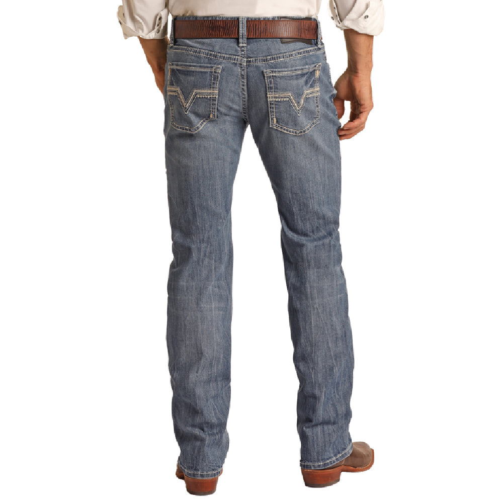 Rock & Roll Denim Rope Stitch Pistol Straight Jean - FINAL SALE MEN - Clothing - Jeans Panhandle   