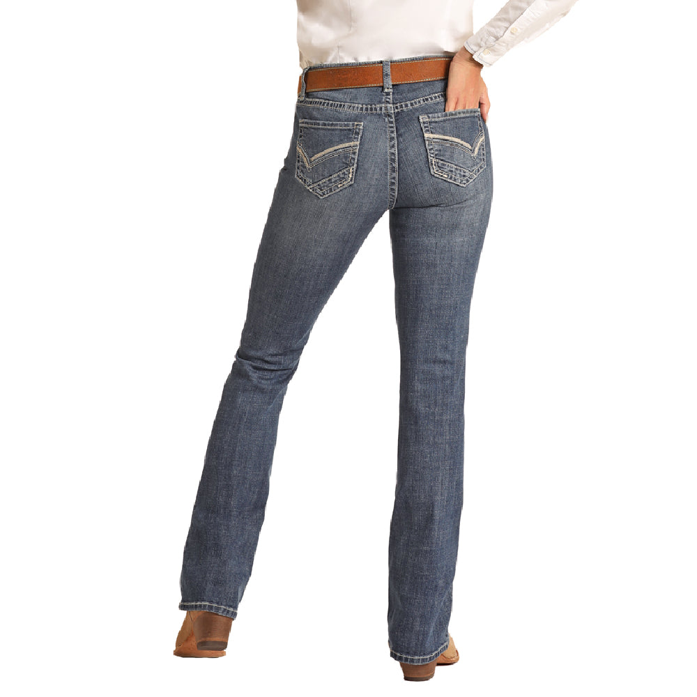 Rock & Roll Denim Raised Riding Jean WOMEN - Clothing - Jeans Panhandle   