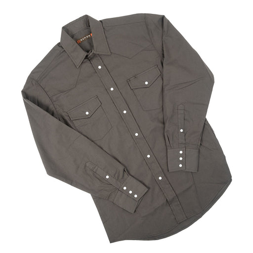 Roper Men's Solid Broadcloth Snap Shirt MEN - Clothing - Shirts - Long Sleeve Roper Apparel & Footwear