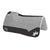 Best Ever Kush Collection Wool Saddle Pad with Black Leather Tack - Saddle Pads Best Ever 3/4" 30"x30" 