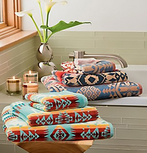 Pendleton Chief Joseph Aqua Hand Towel HOME & GIFTS - Bath & Body - Towels Pendleton   