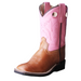 Old West Kid's Pink and Tan Boot KIDS - Footwear - Boots Jama Corporation 9  