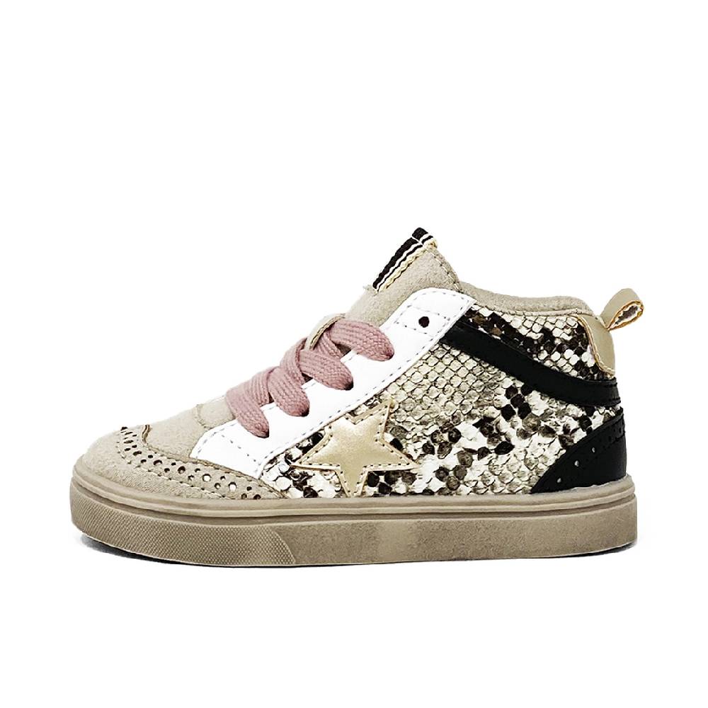 Paulina Toddler Snakeskin Sneaker KIDS - Baby - Baby Footwear ShuShop   