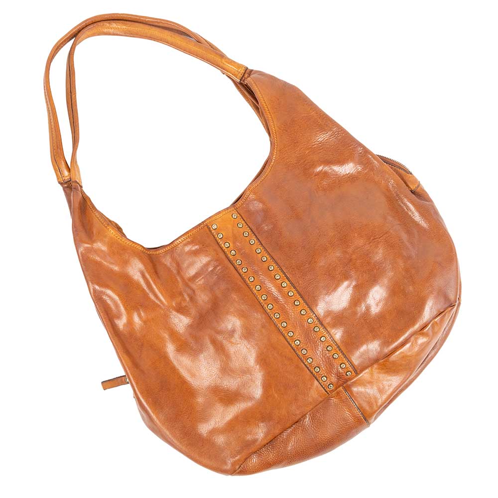 Spaghetti Western Leather Hobo Studded Bag WOMEN - Accessories - Handbags - Shoulder Bags Spaghetti Western   